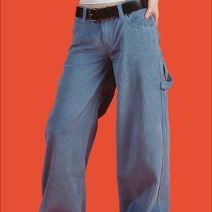 Unif Boba Pant in blue corduroy size 26